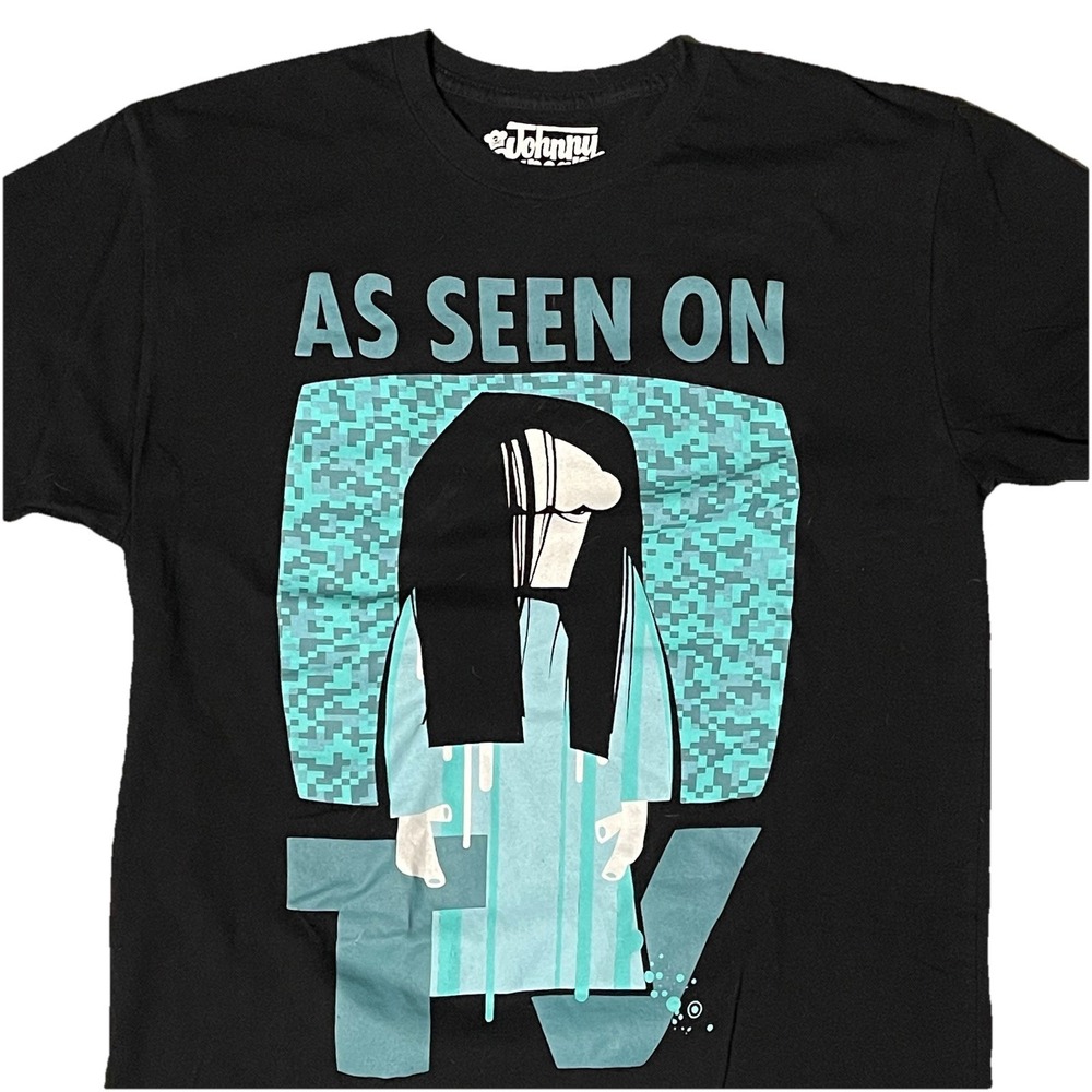 Johnny‎ Cupcakes As Seen On TV The Ring Grudge Parody T-shirt Medium Horror